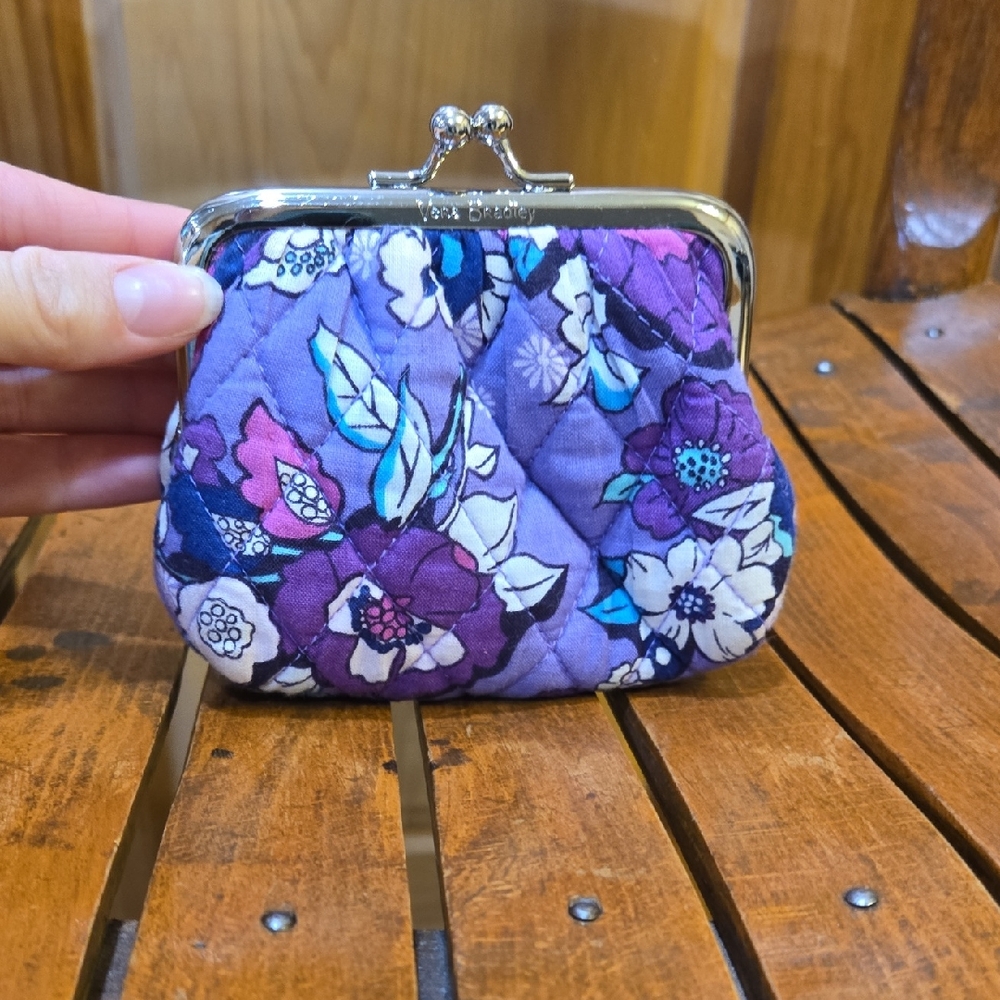 Vera Bradley Enchanted Garden Coin Pouch